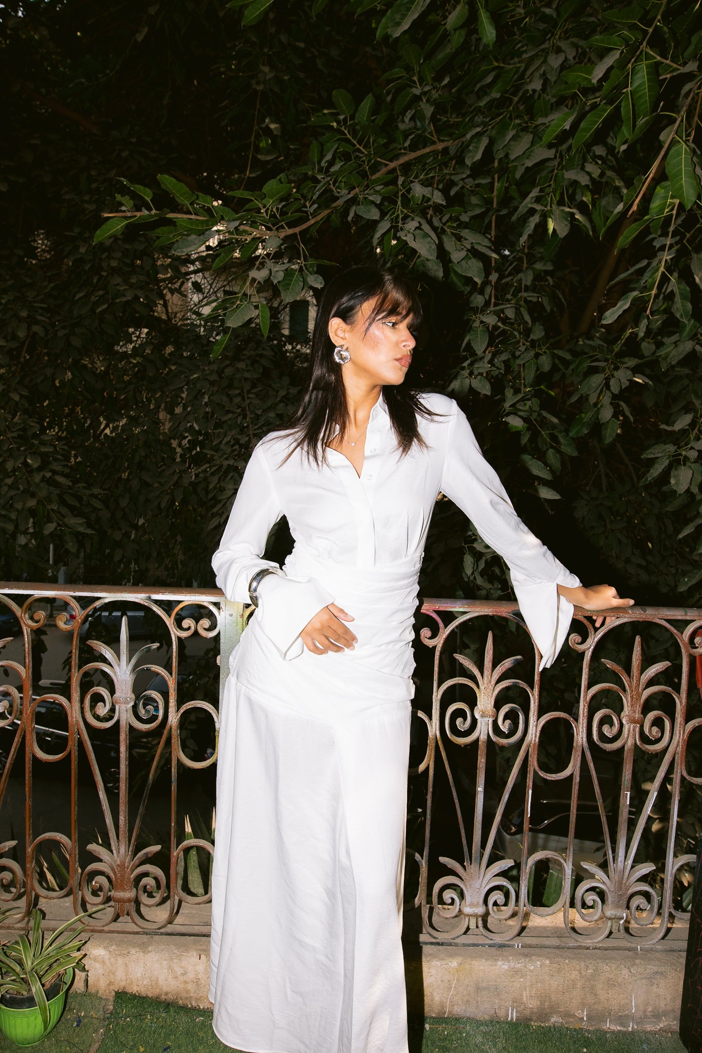 The Serene Dress - White