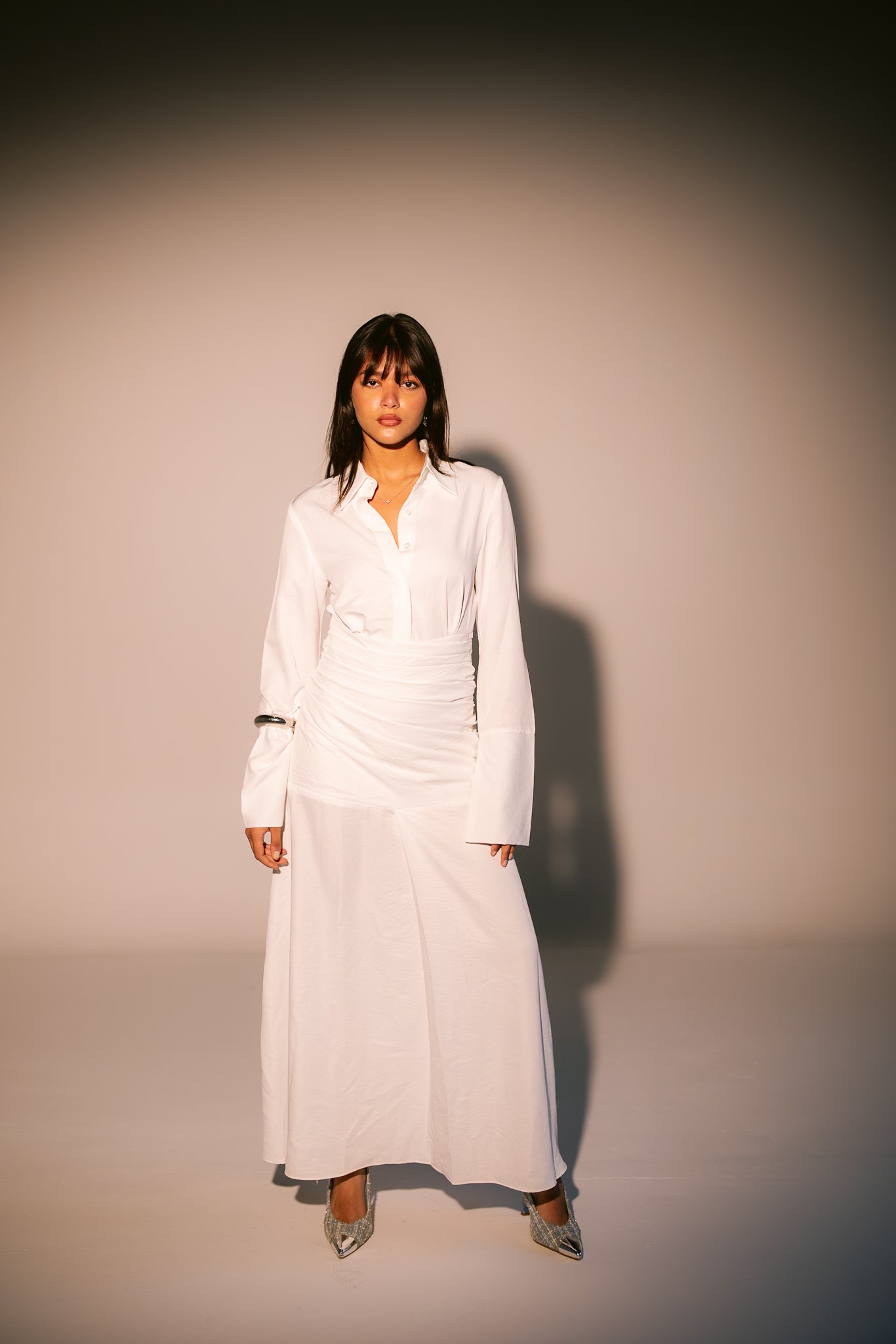The Serene Dress - White
