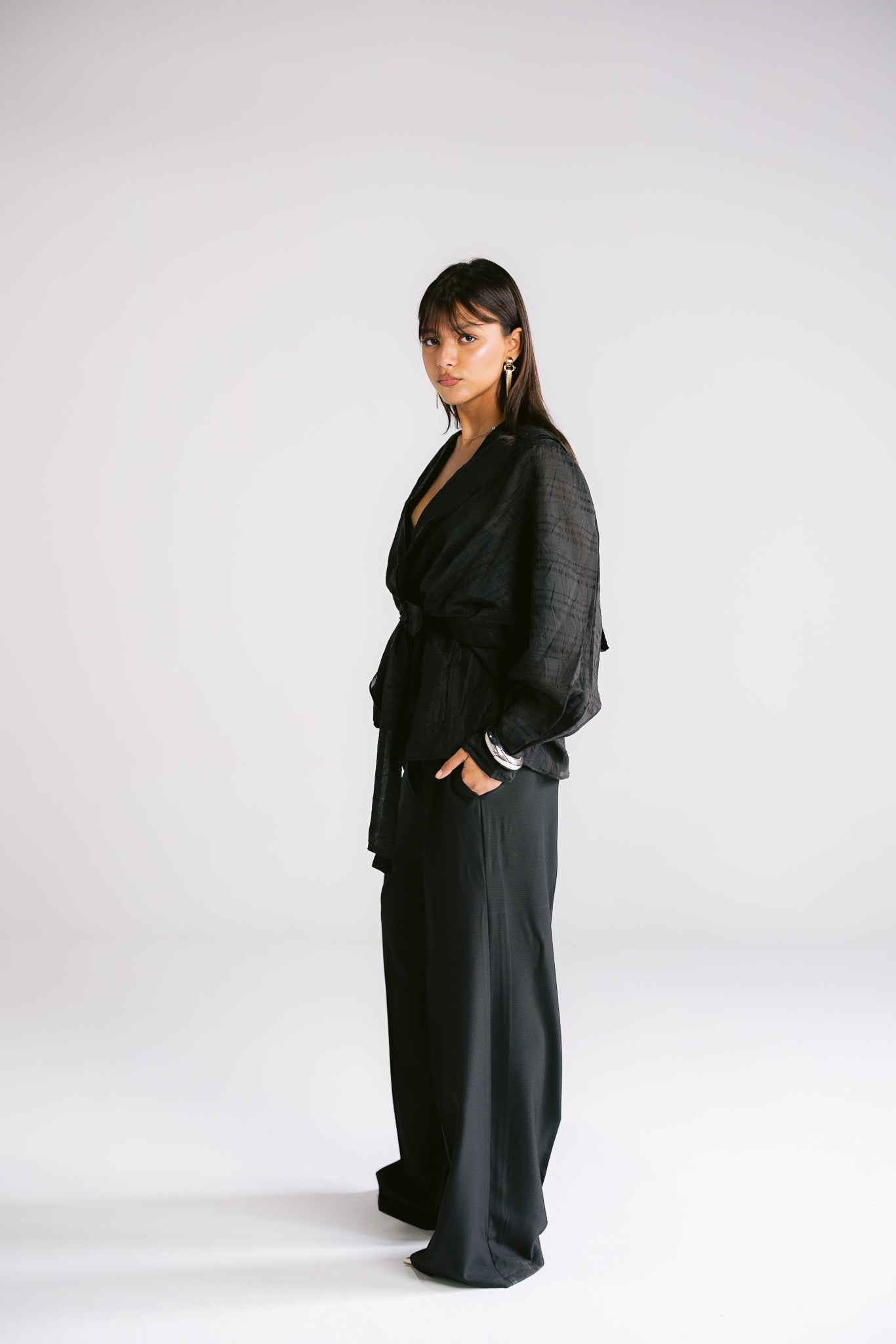 The Enara Kimono - Black
