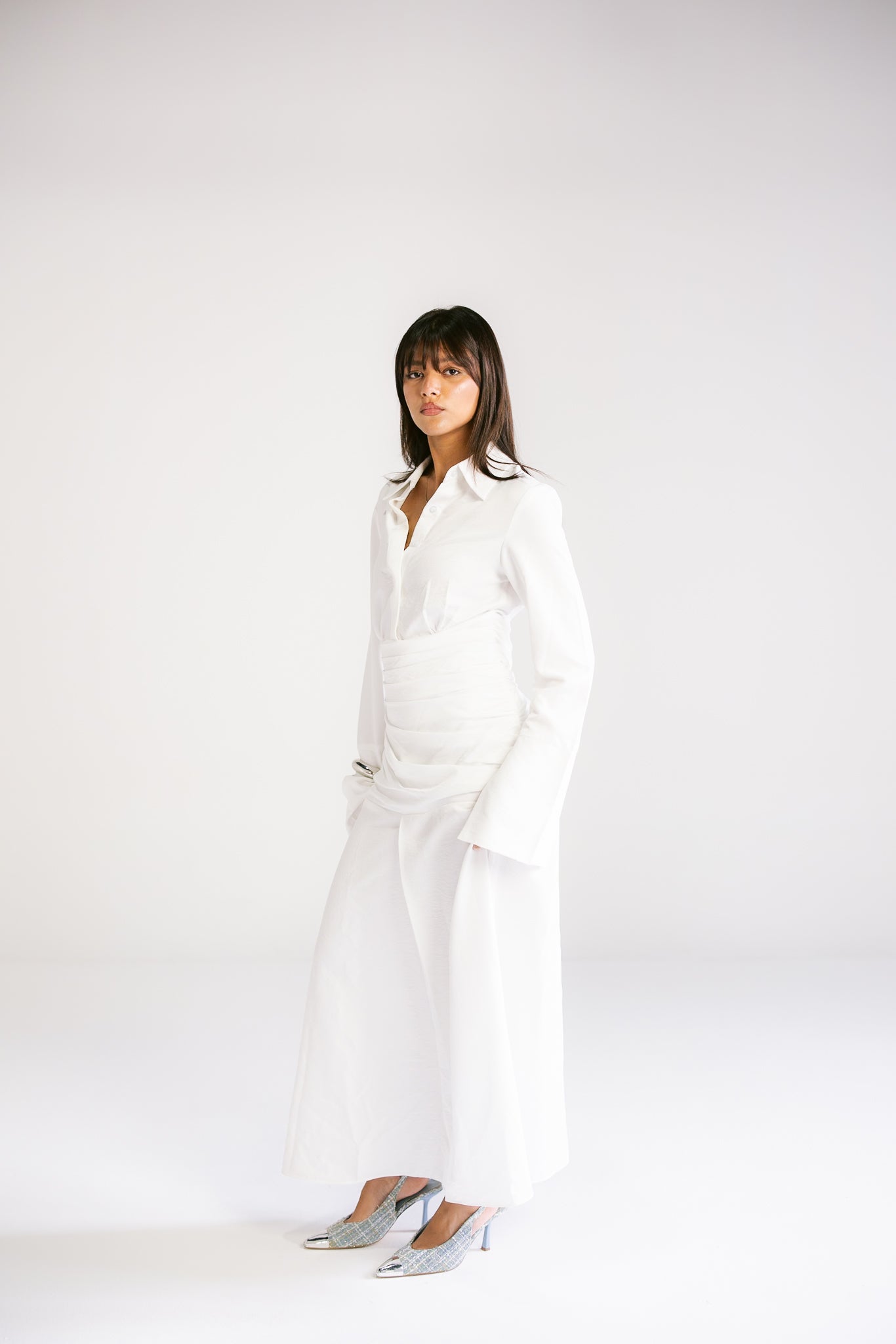 The Serene Dress - White