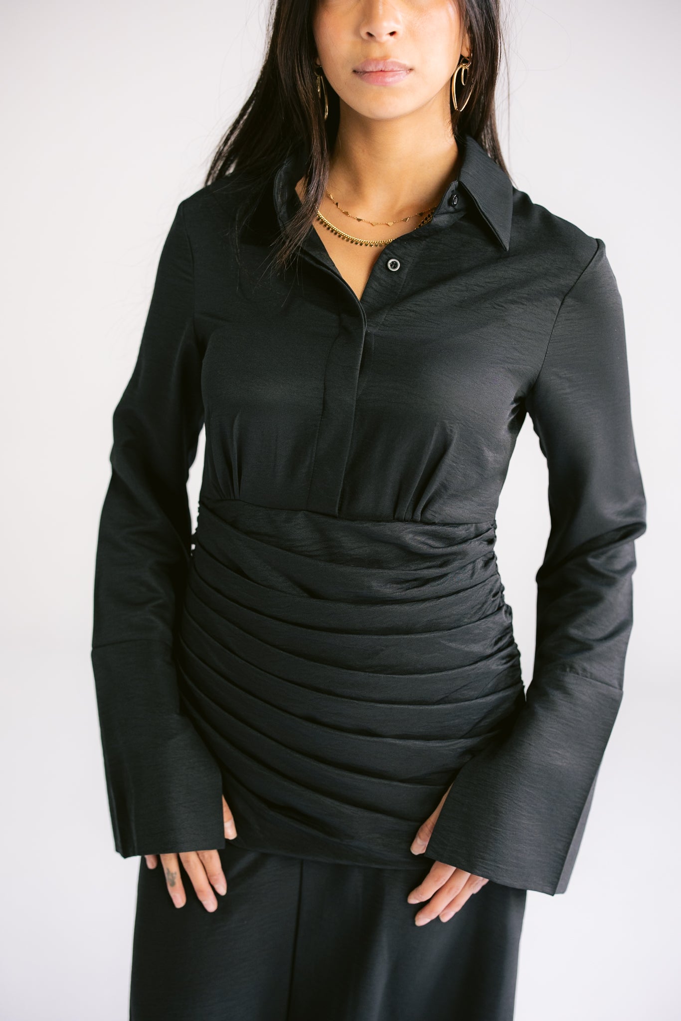 The Serene Dress - Black