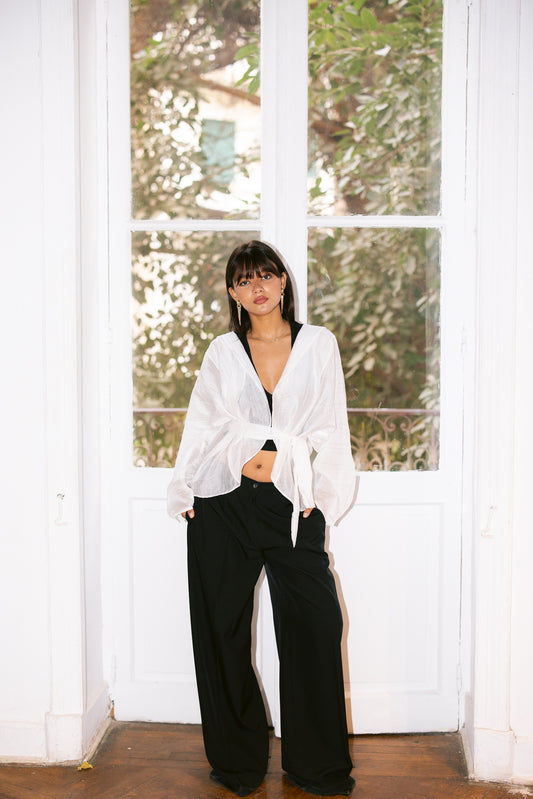 The Enara Kimono - White