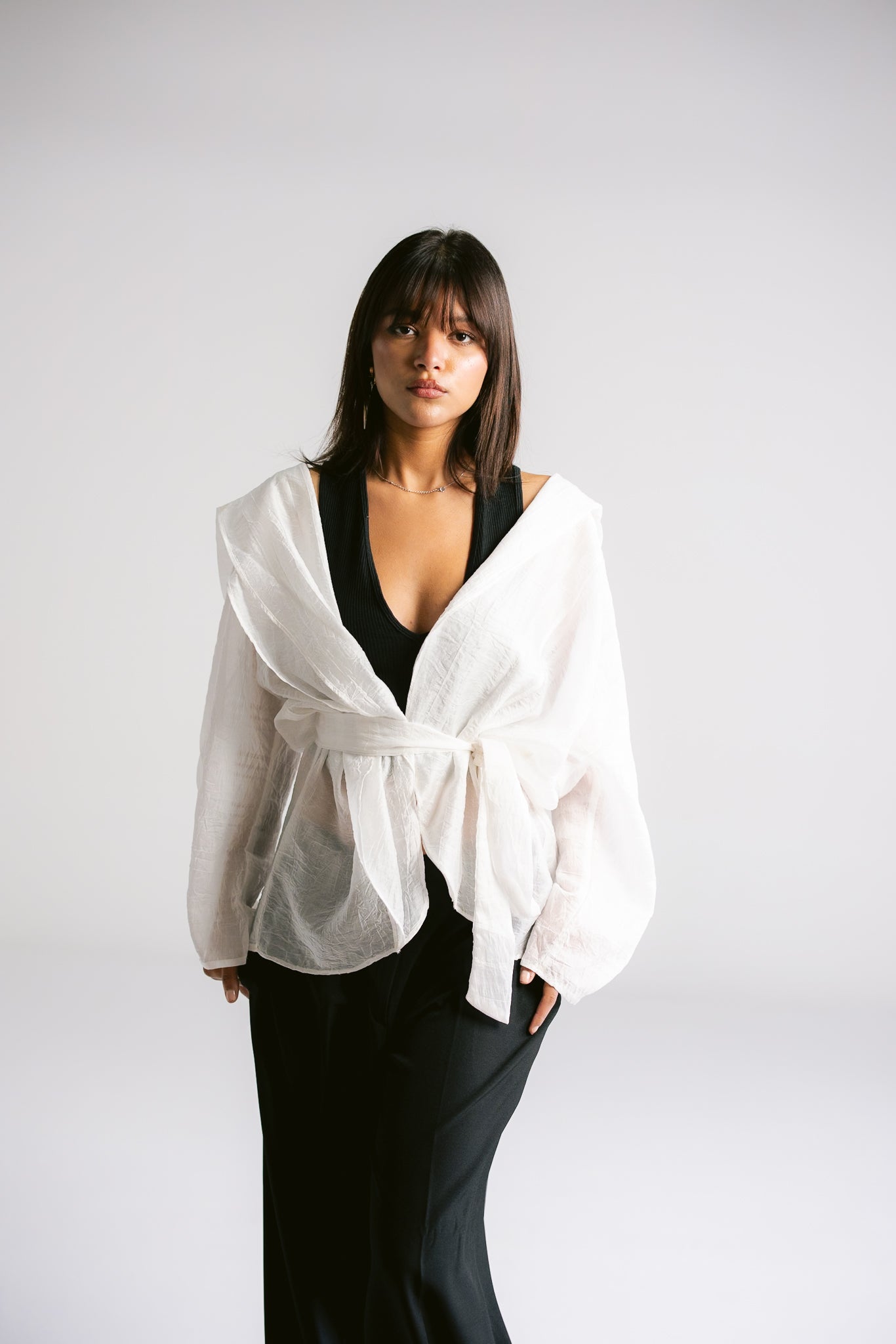 The Enara Kimono - White