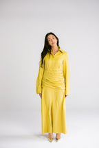 The Serene Dress - Mustard