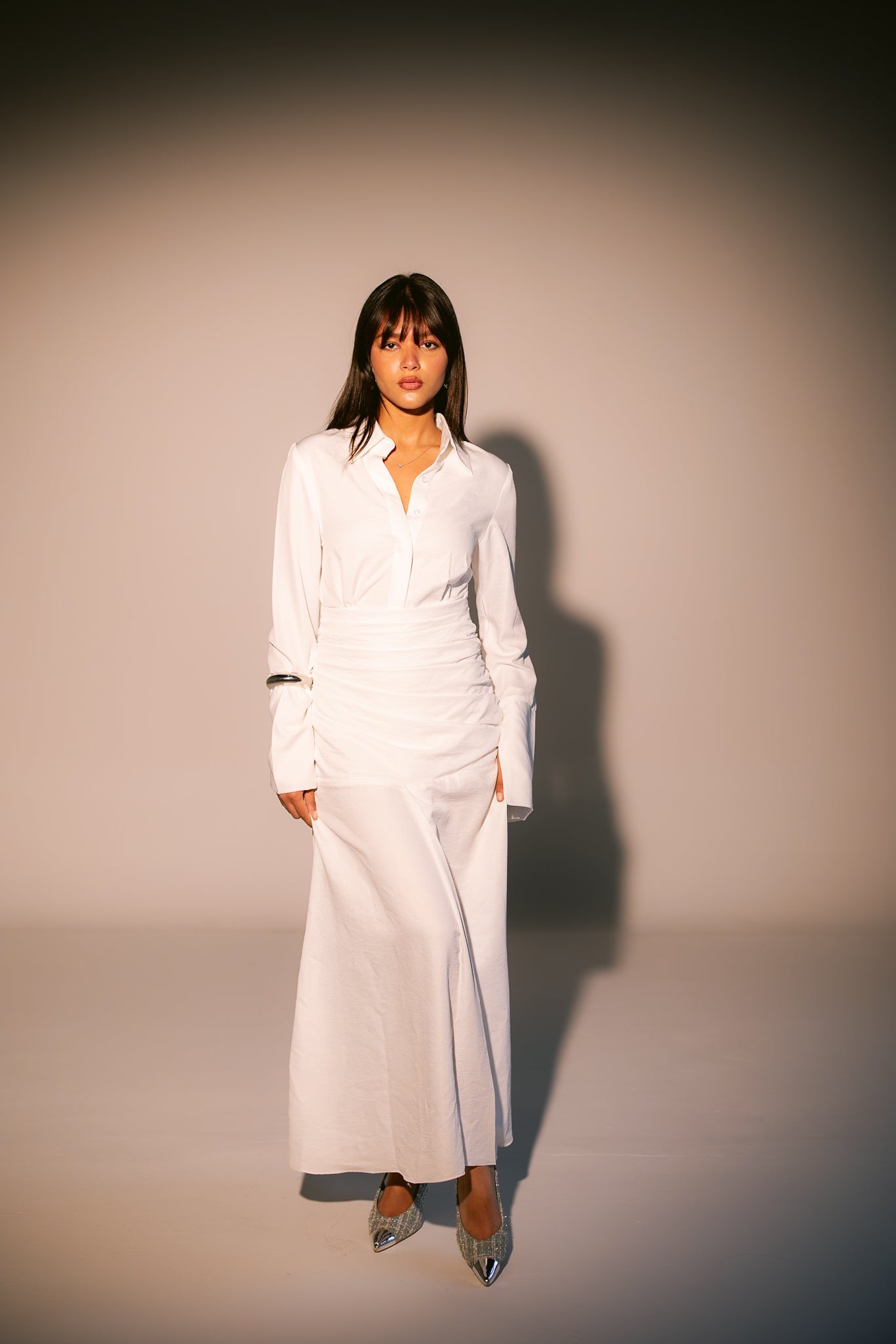 The Serene Dress - White