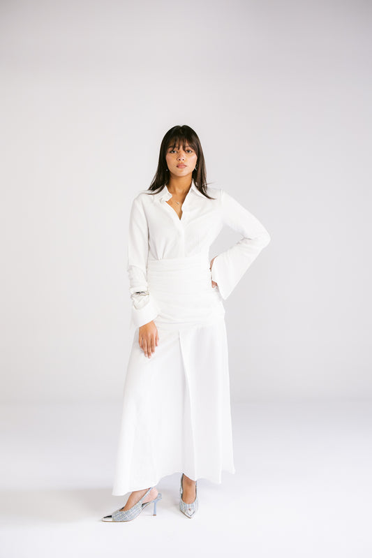 The Serene Dress - White