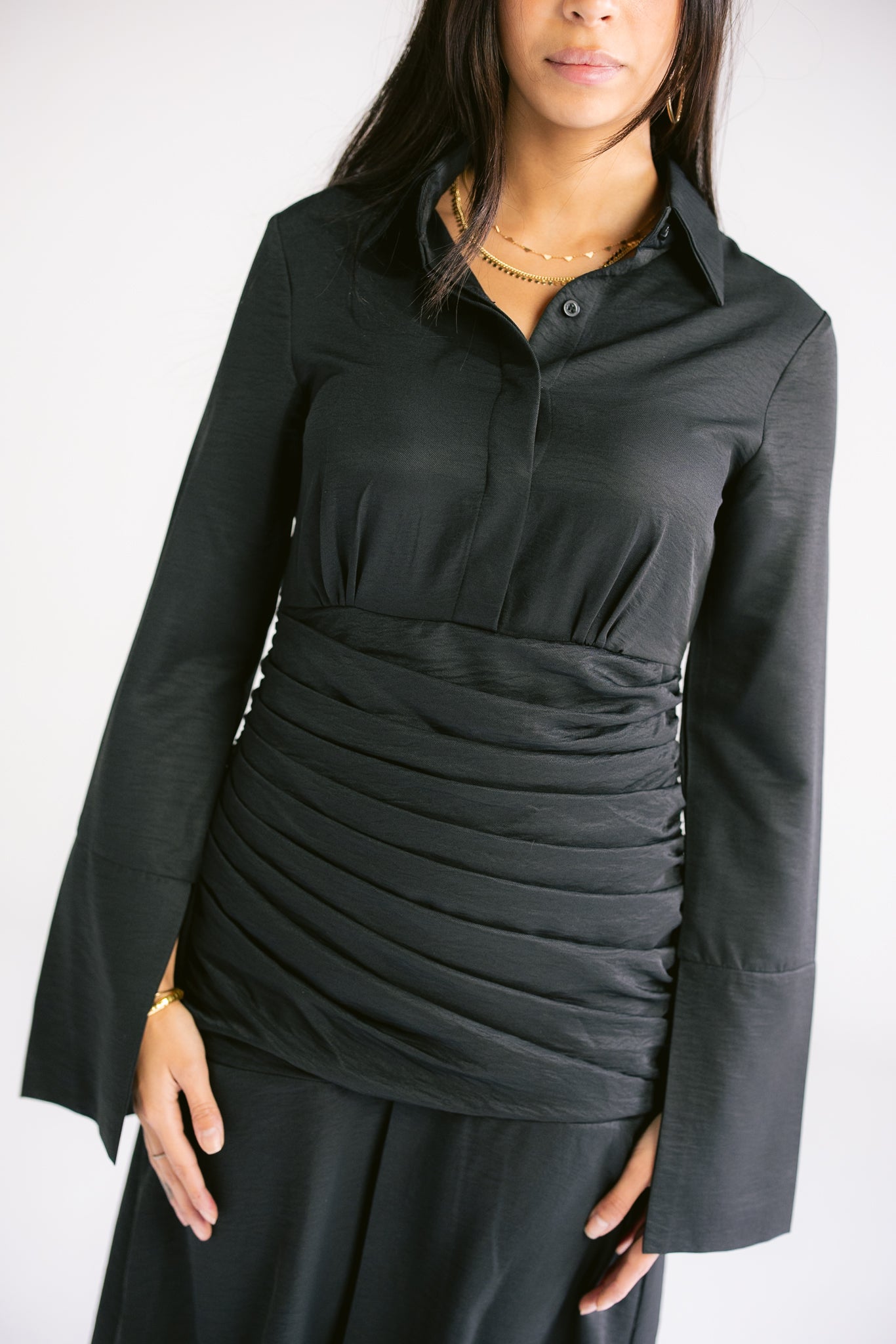 The Serene Dress - Black