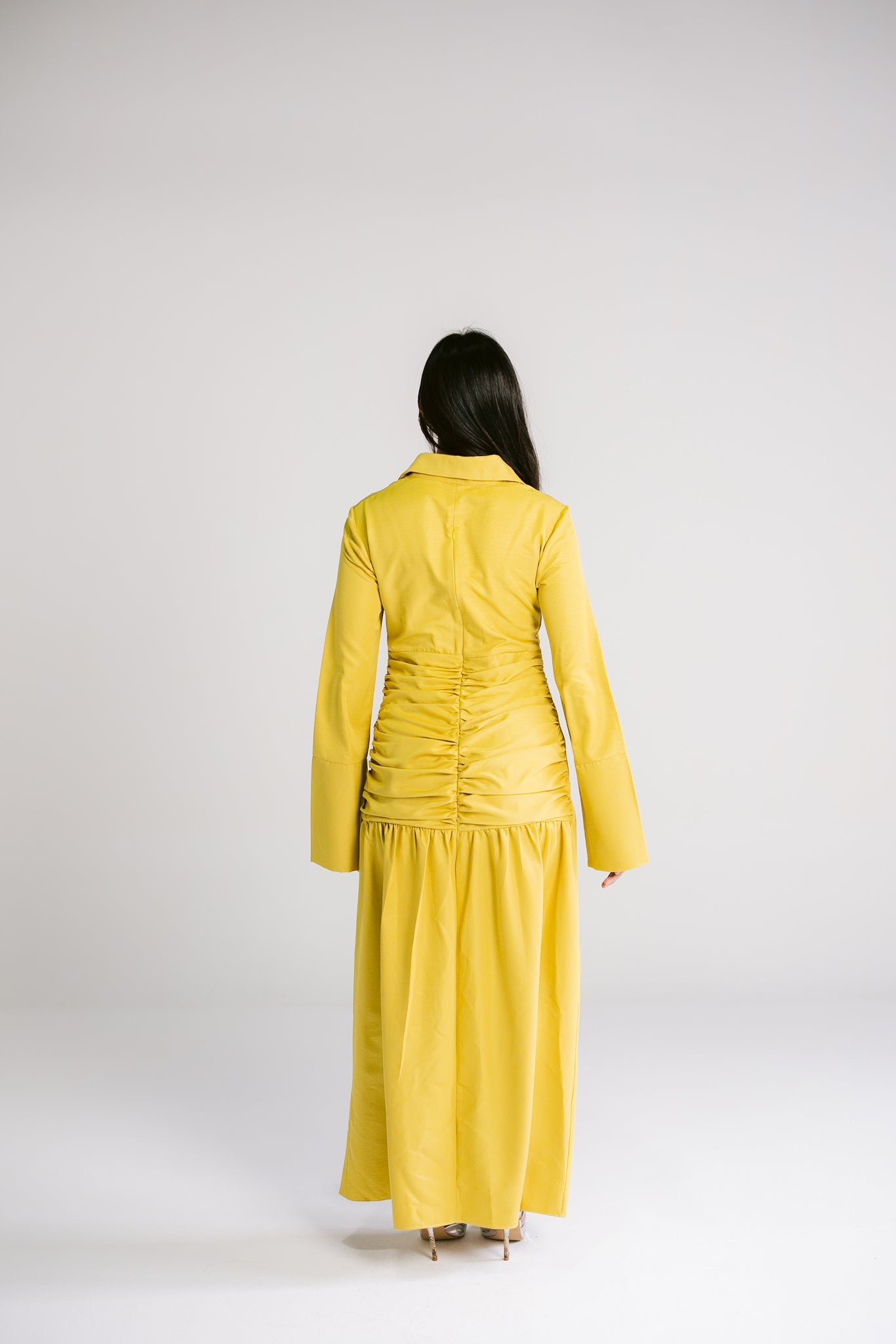 The Serene Dress - Mustard