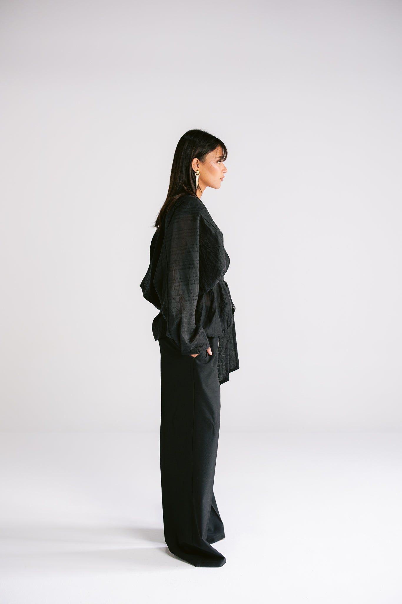 The Enara Kimono - Black