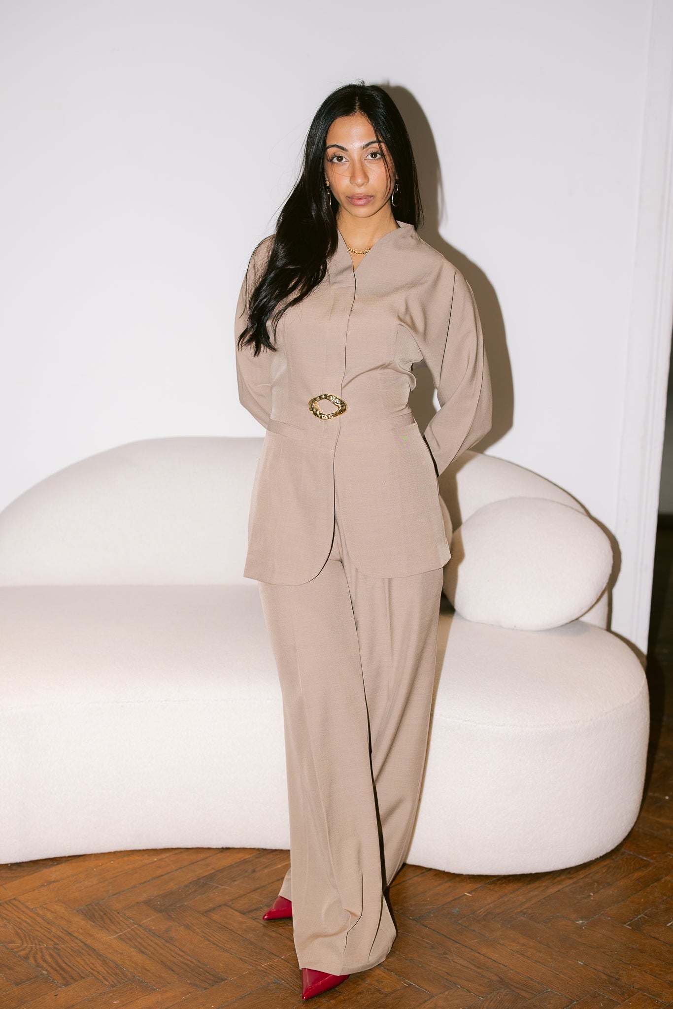 Aura Pants - Beige