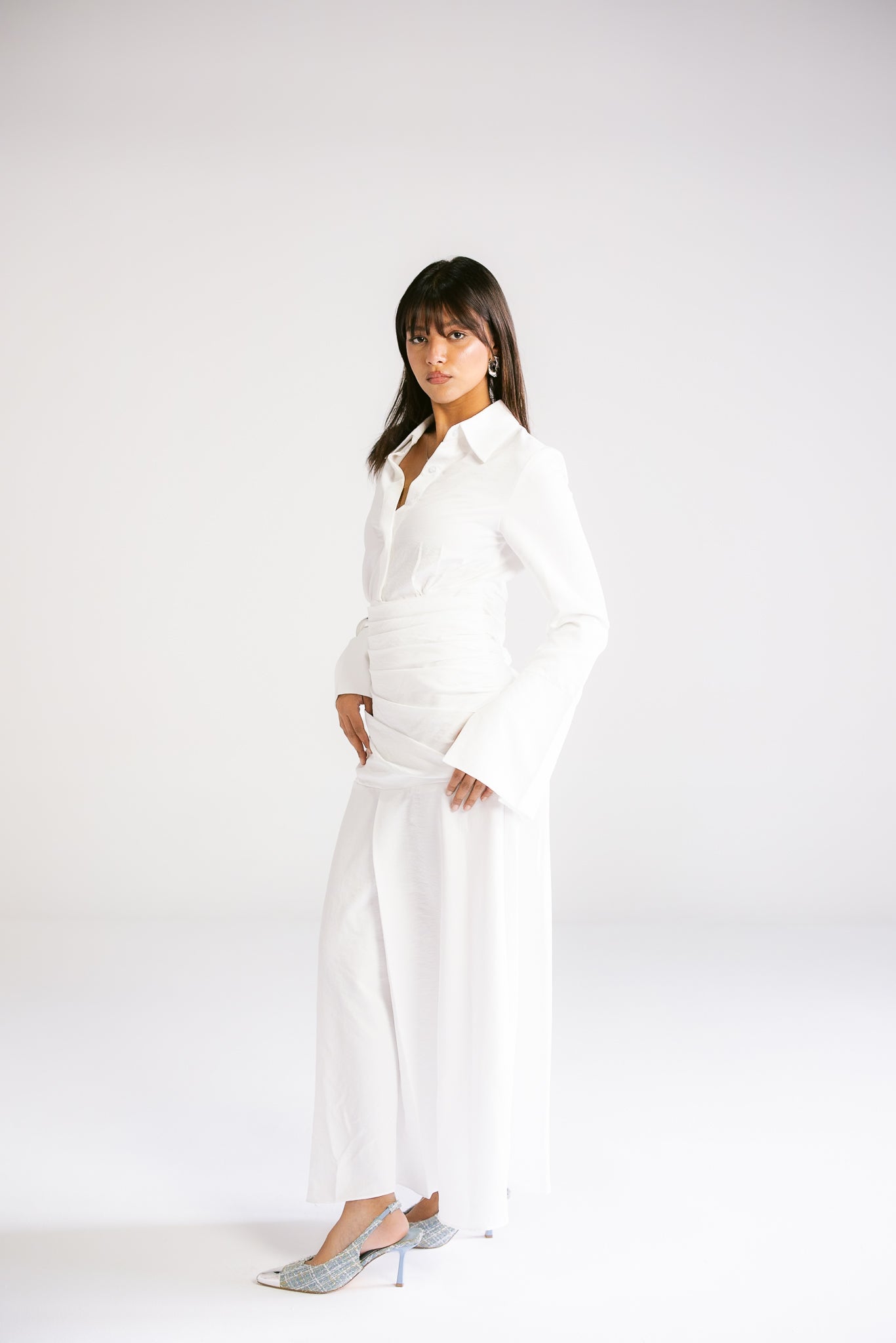 The Serene Dress - White