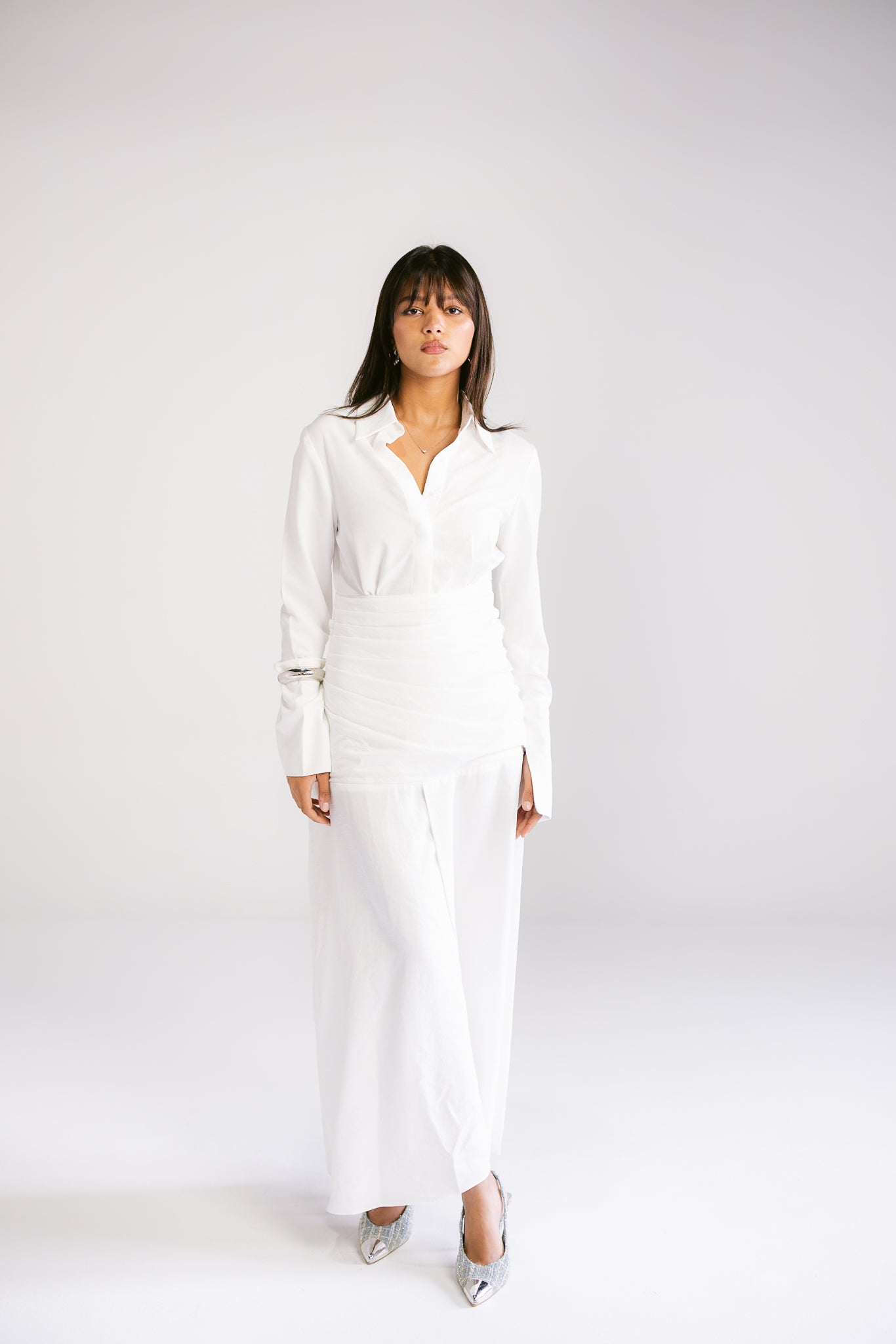 The Serene Dress - White