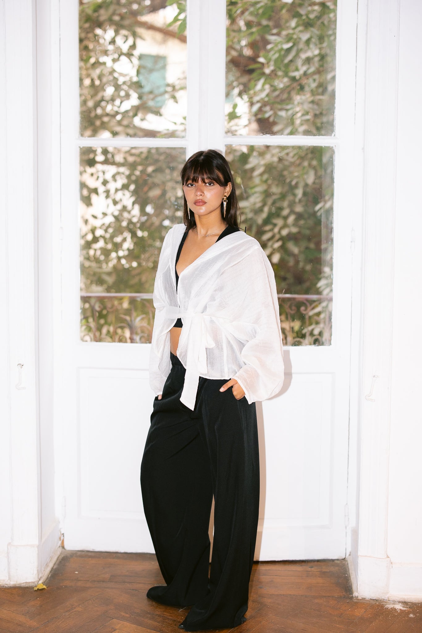 The Enara Kimono - White