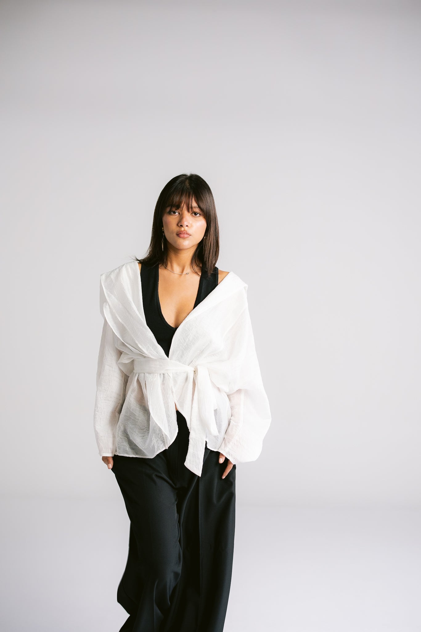 The Enara Kimono - White