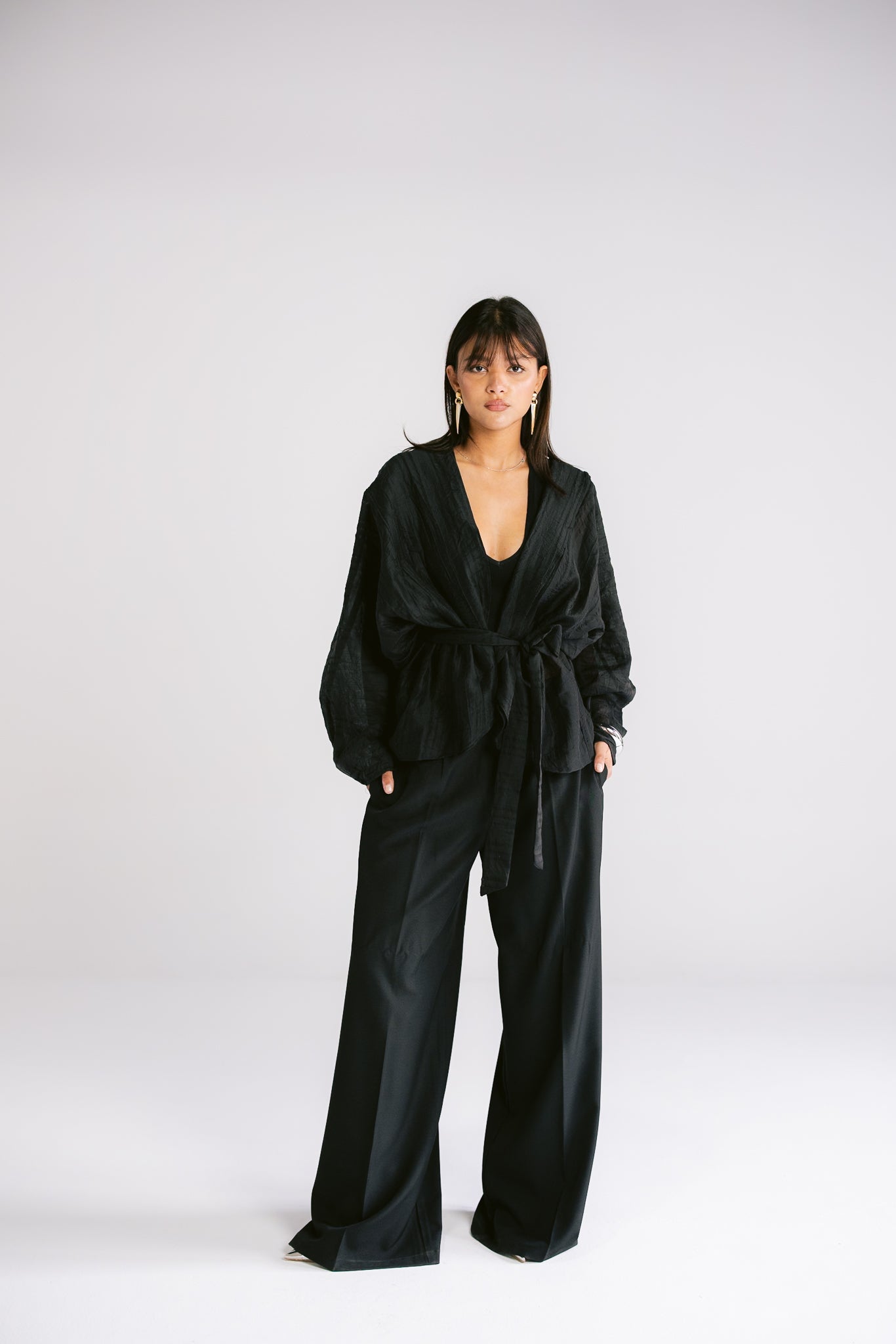 The Enara Kimono - Black