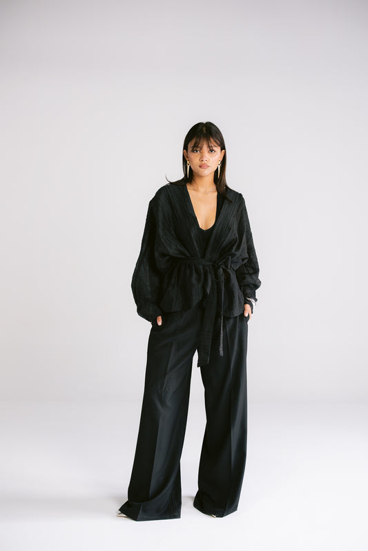 The Enara Kimono - Black