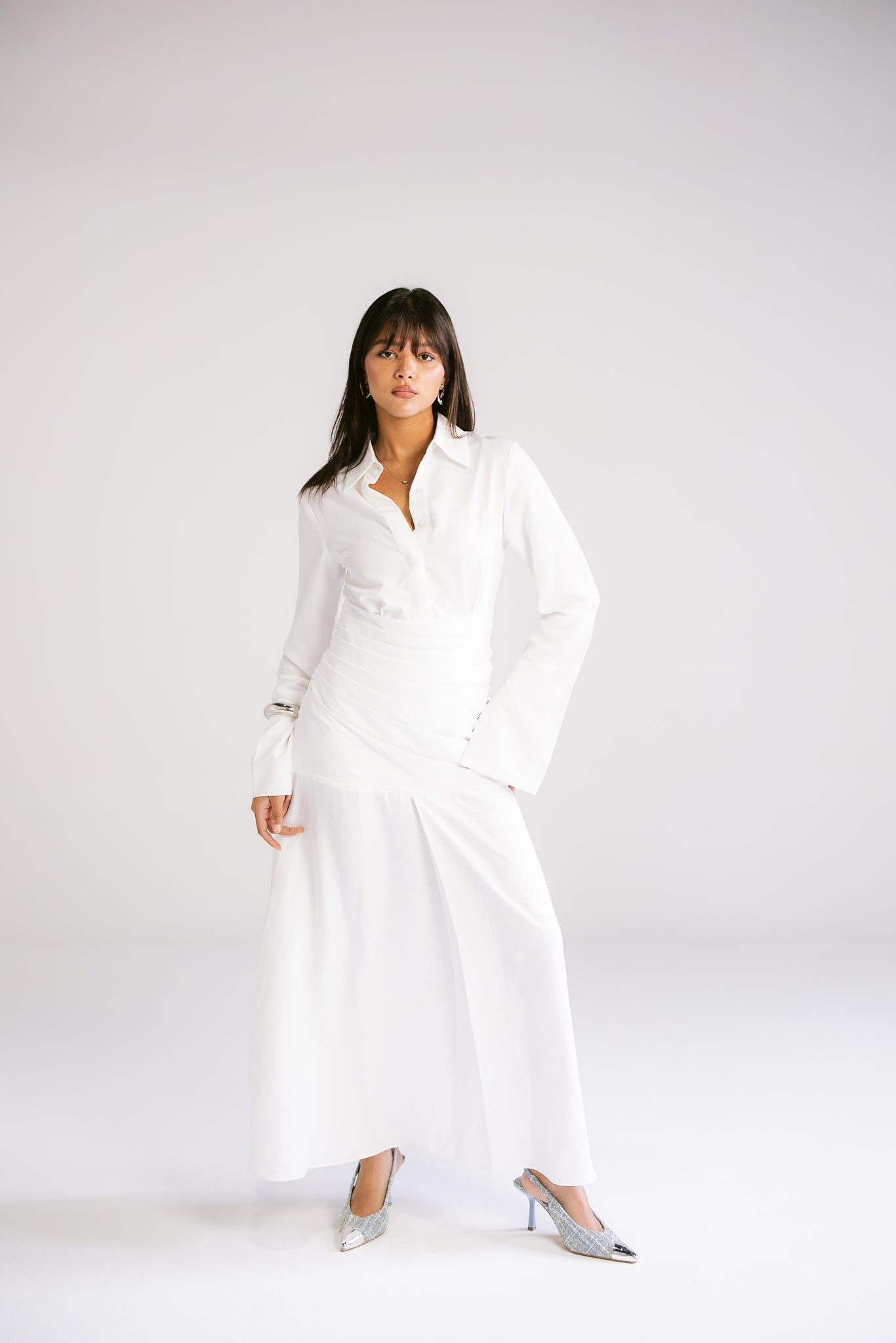 The Serene Dress - White