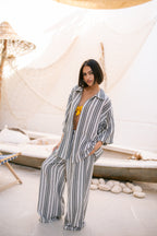 Striped Shirt - Black