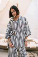 Striped Shirt - Black