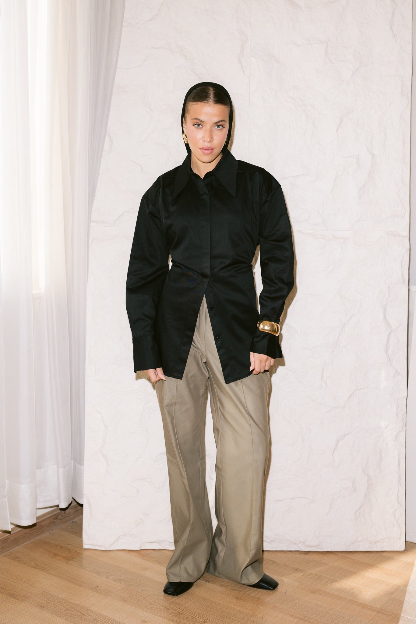 Dad Fitted Shirt - Black