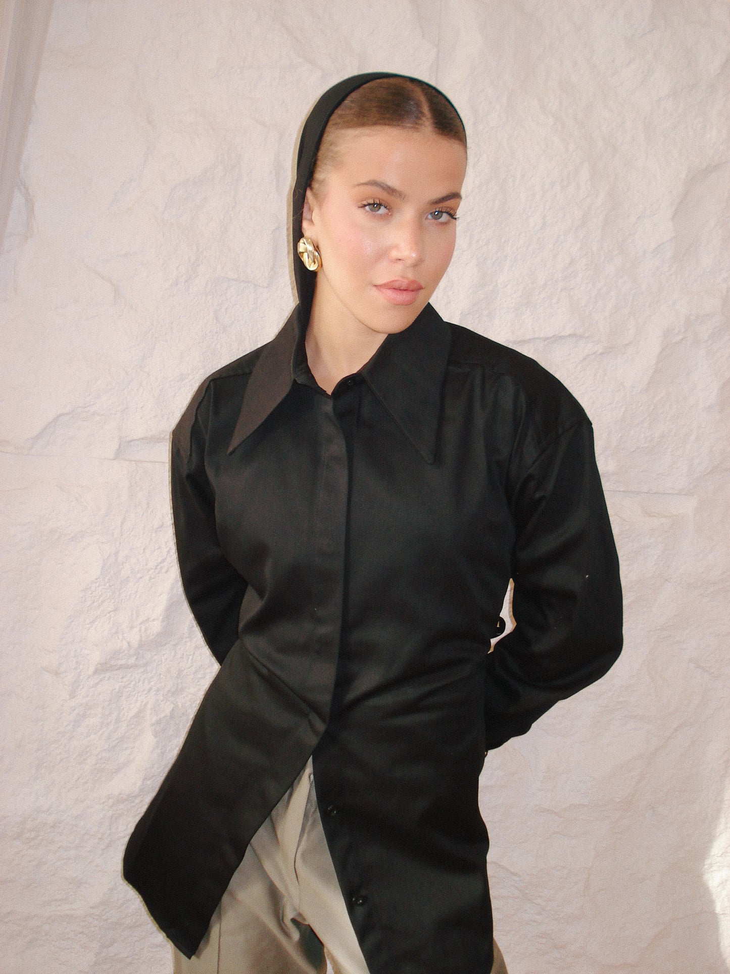 Dad Fitted Shirt - Black