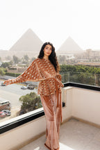 Sultan Set - Coral Orange