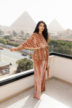 Sultan Set - Coral Orange