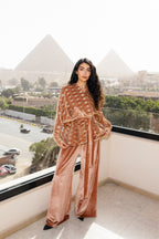 Sultan Set - Coral Orange