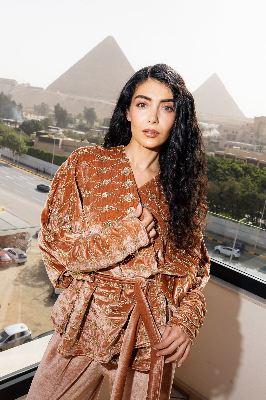 Sultan Set - Coral Orange