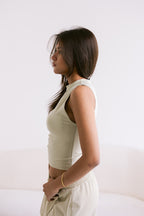 Halter Top - Pistachio