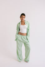 Striped Trousers - Green