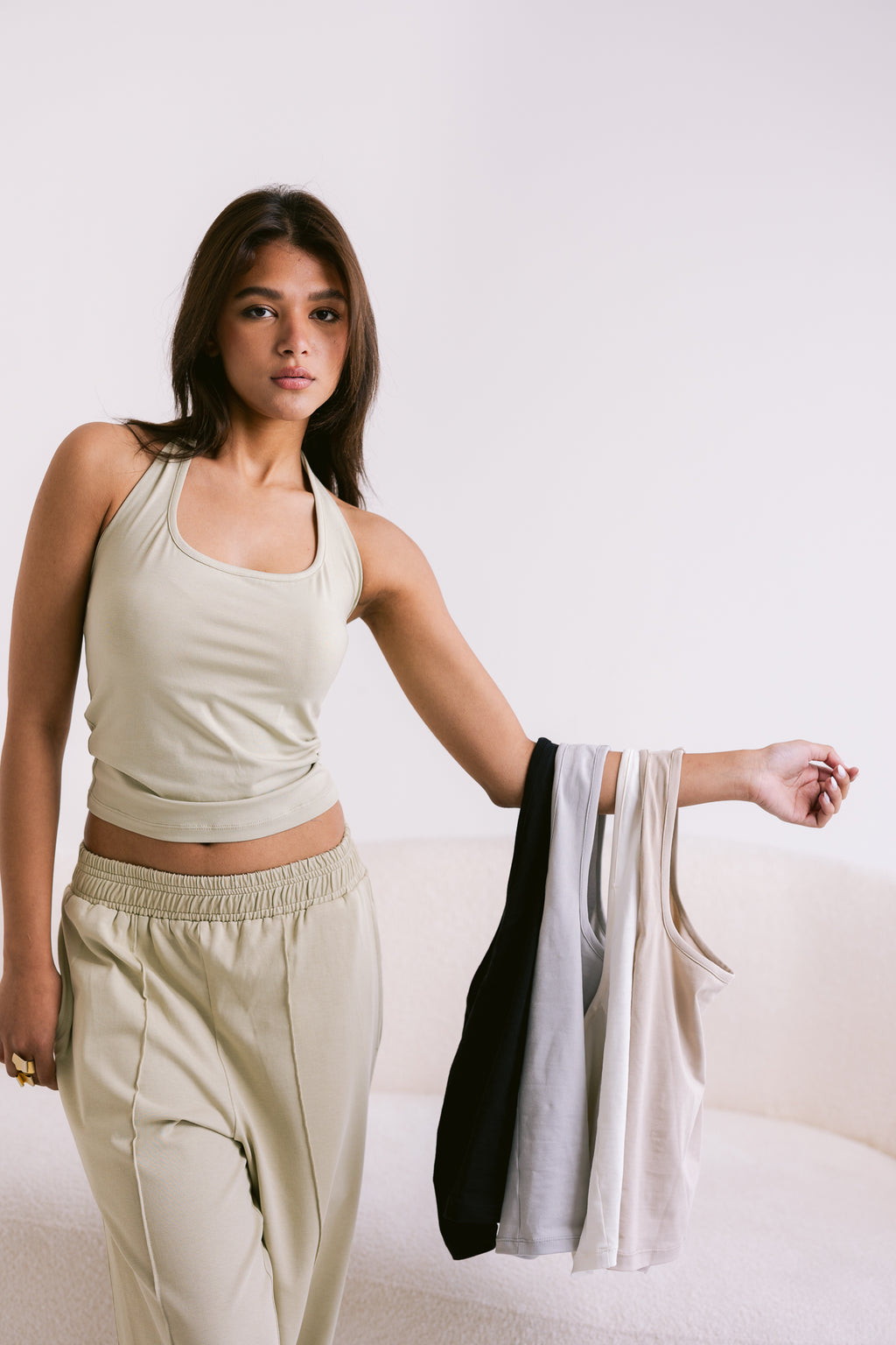 Halter Top - Pistachio