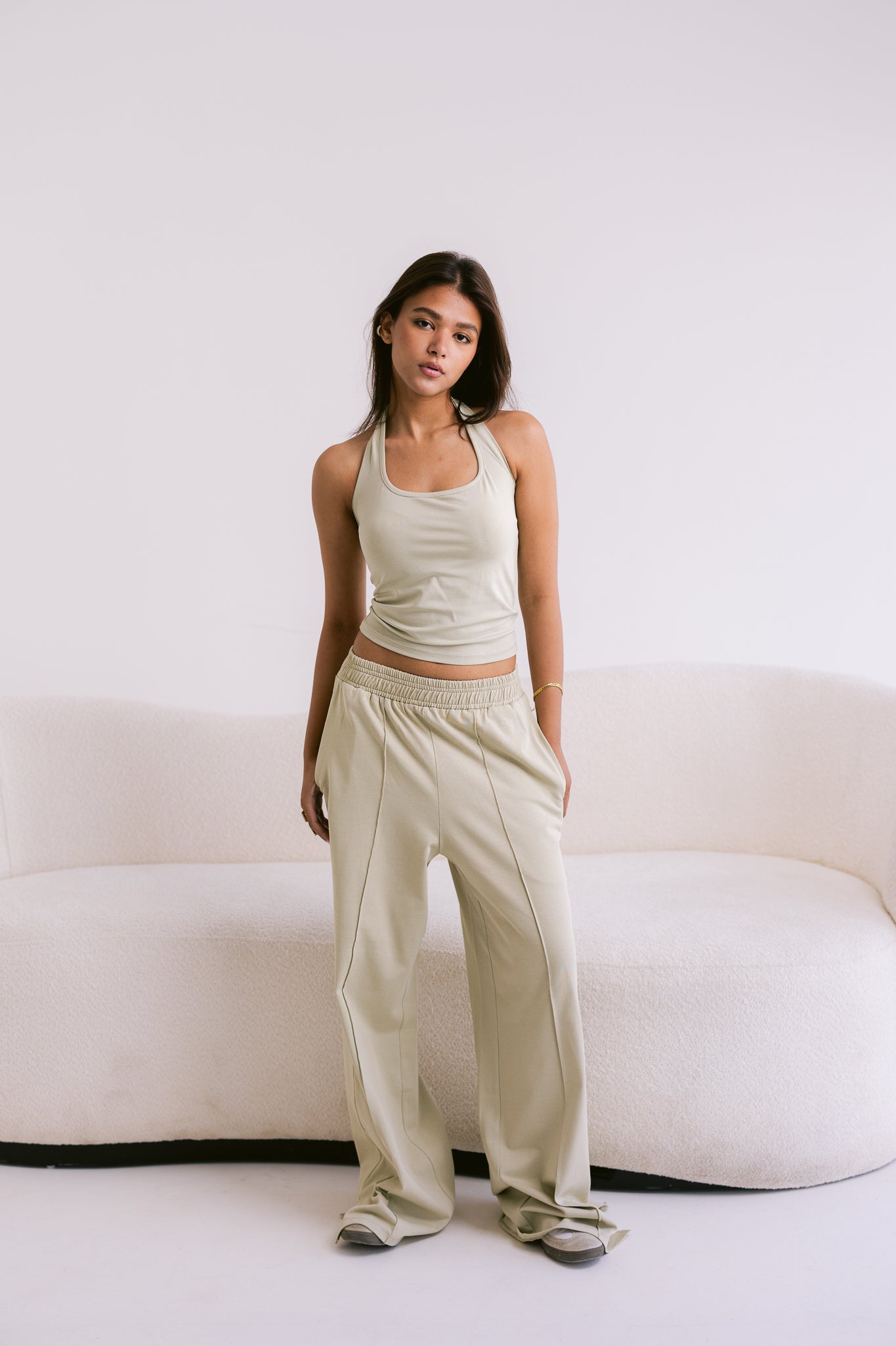 Halter Top - Pistachio