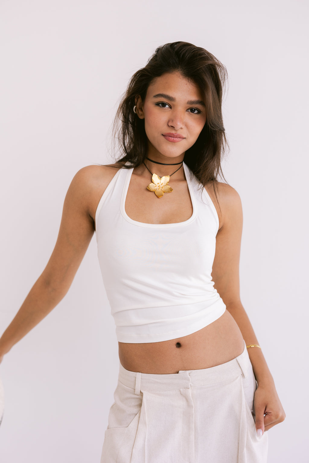 Halter Top - Offwhite