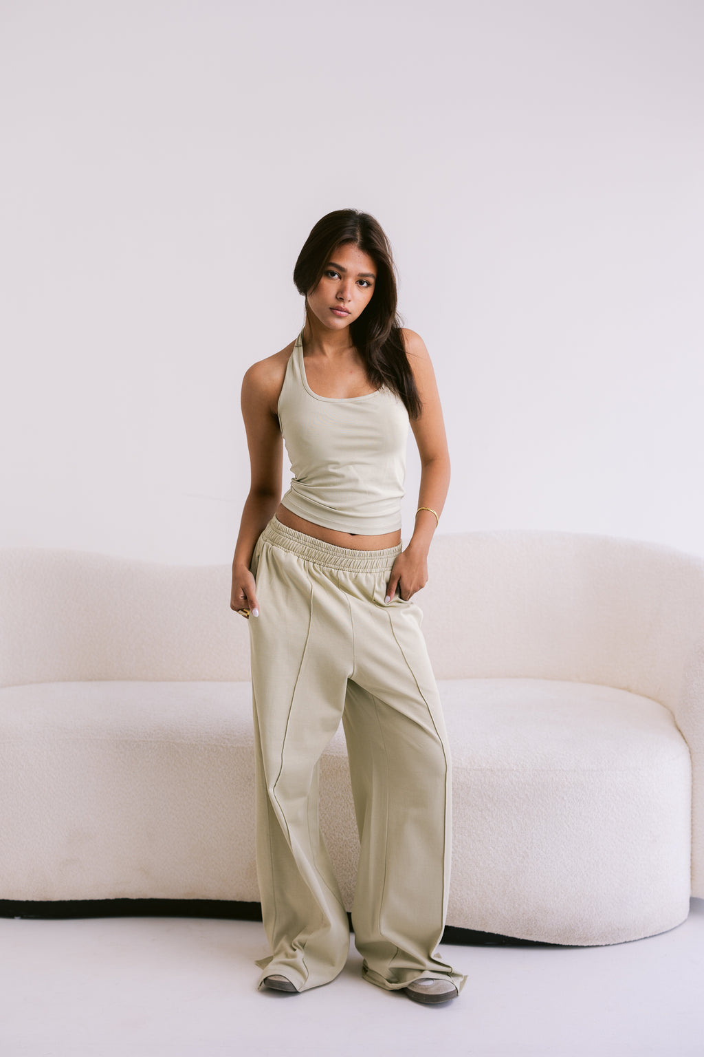 Halter Top - Pistachio