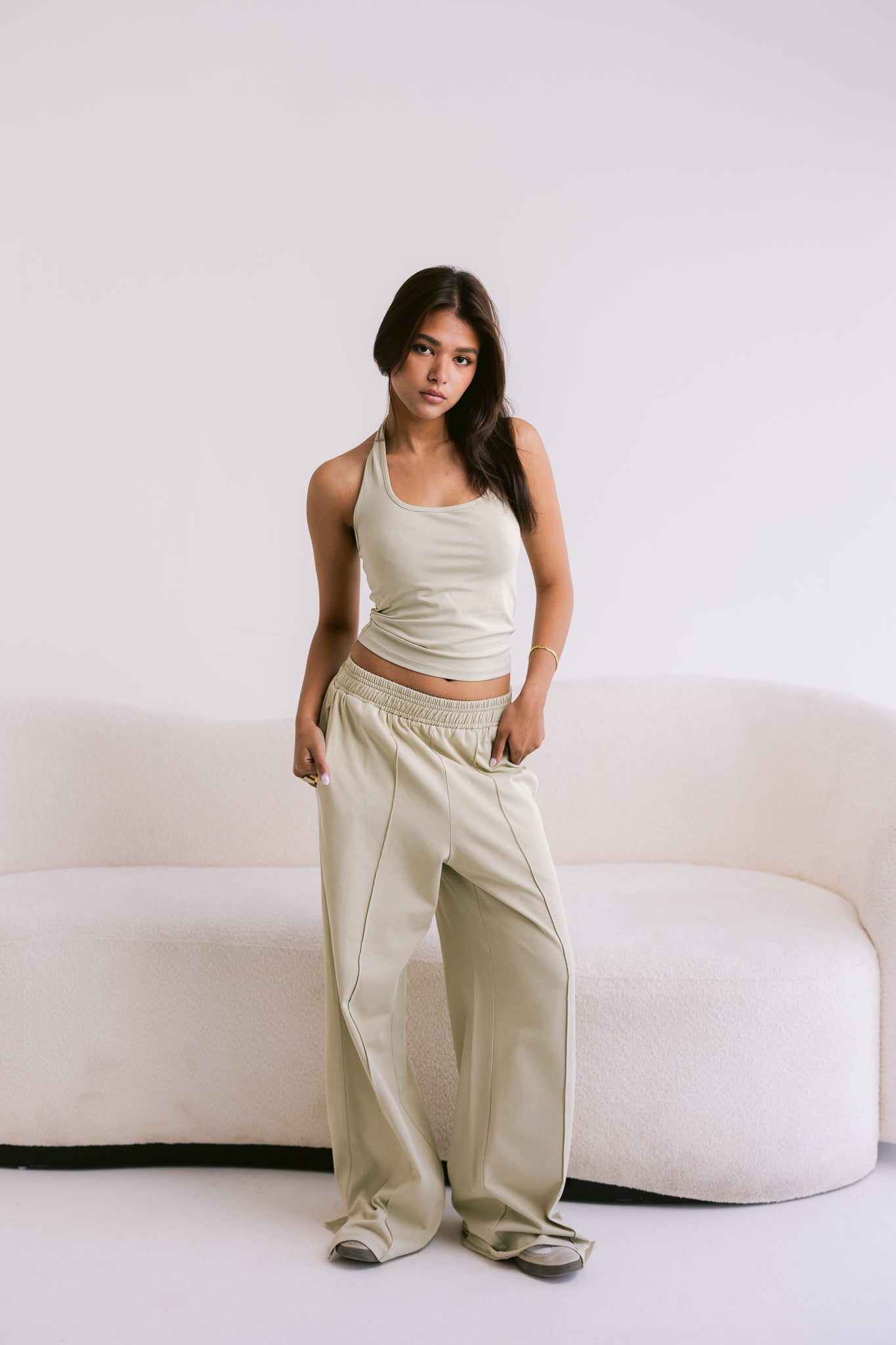 Halter Top - Pistachio