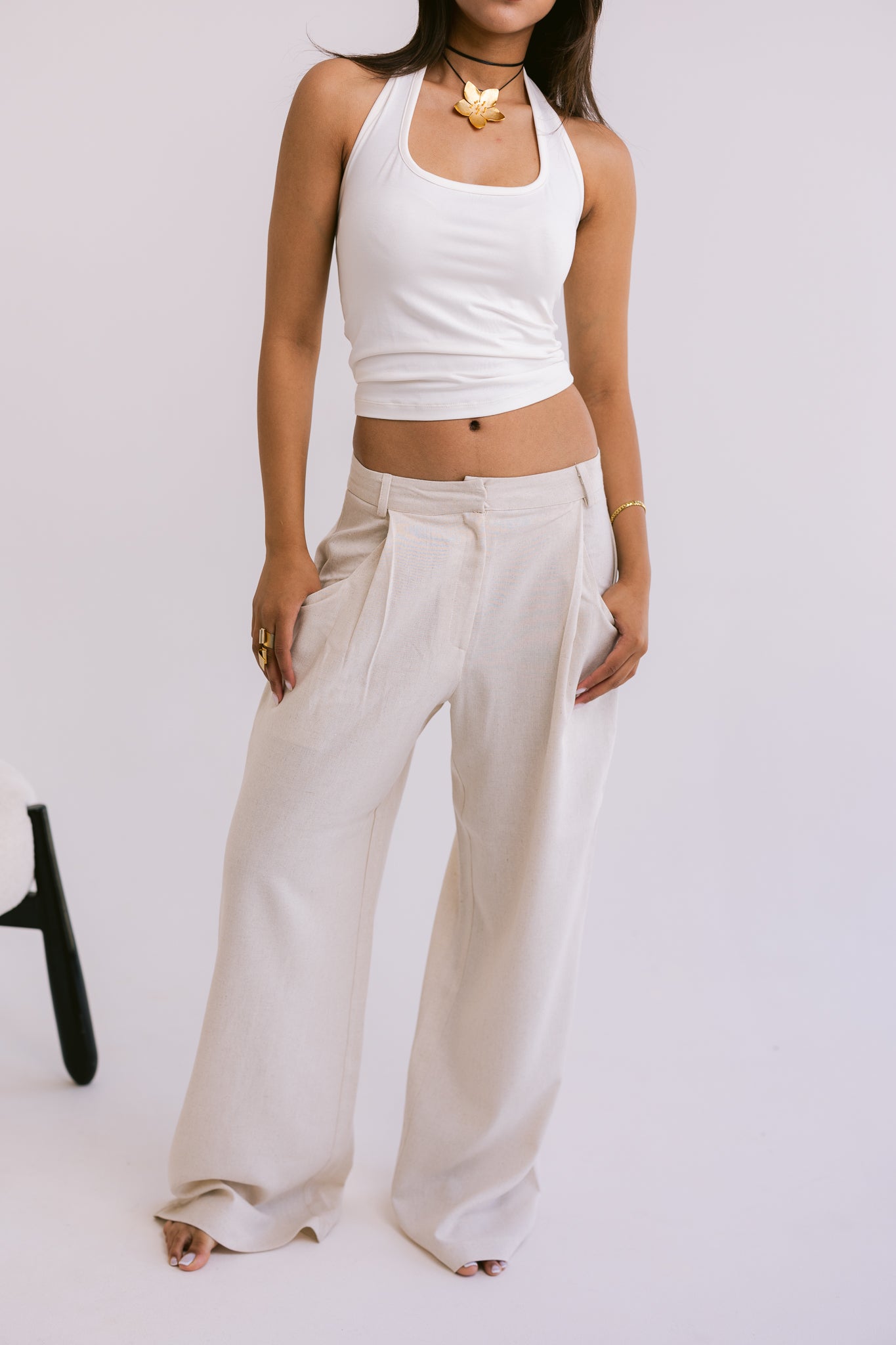 Halter Top - Offwhite