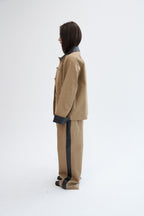 The Contrast Pants - Camel