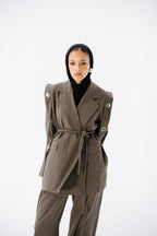 The Studded Affair Set - Taupe