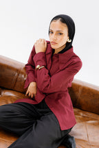 Dad Fitted Shirt - Ruby