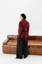 Dad Fitted Shirt - Ruby