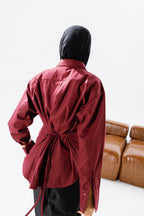 Dad Fitted Shirt - Ruby