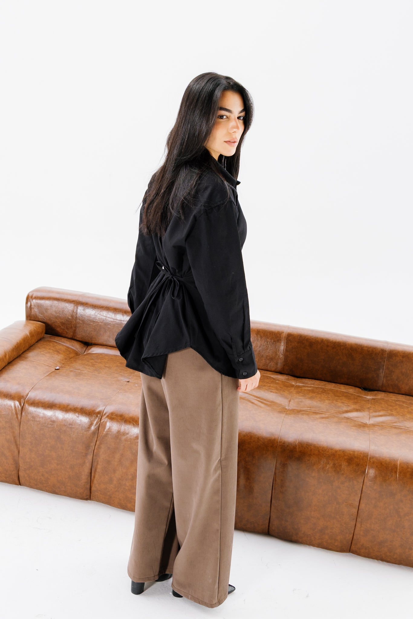 Dad Fitted Shirt - Black