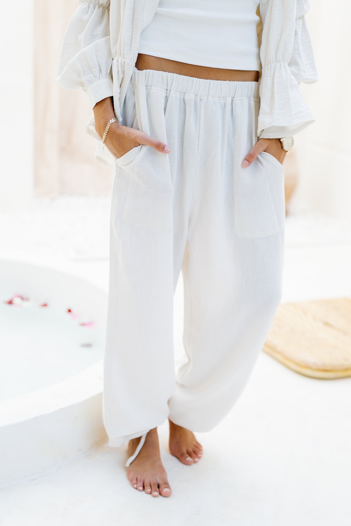 Whisper Pants - Light Beige