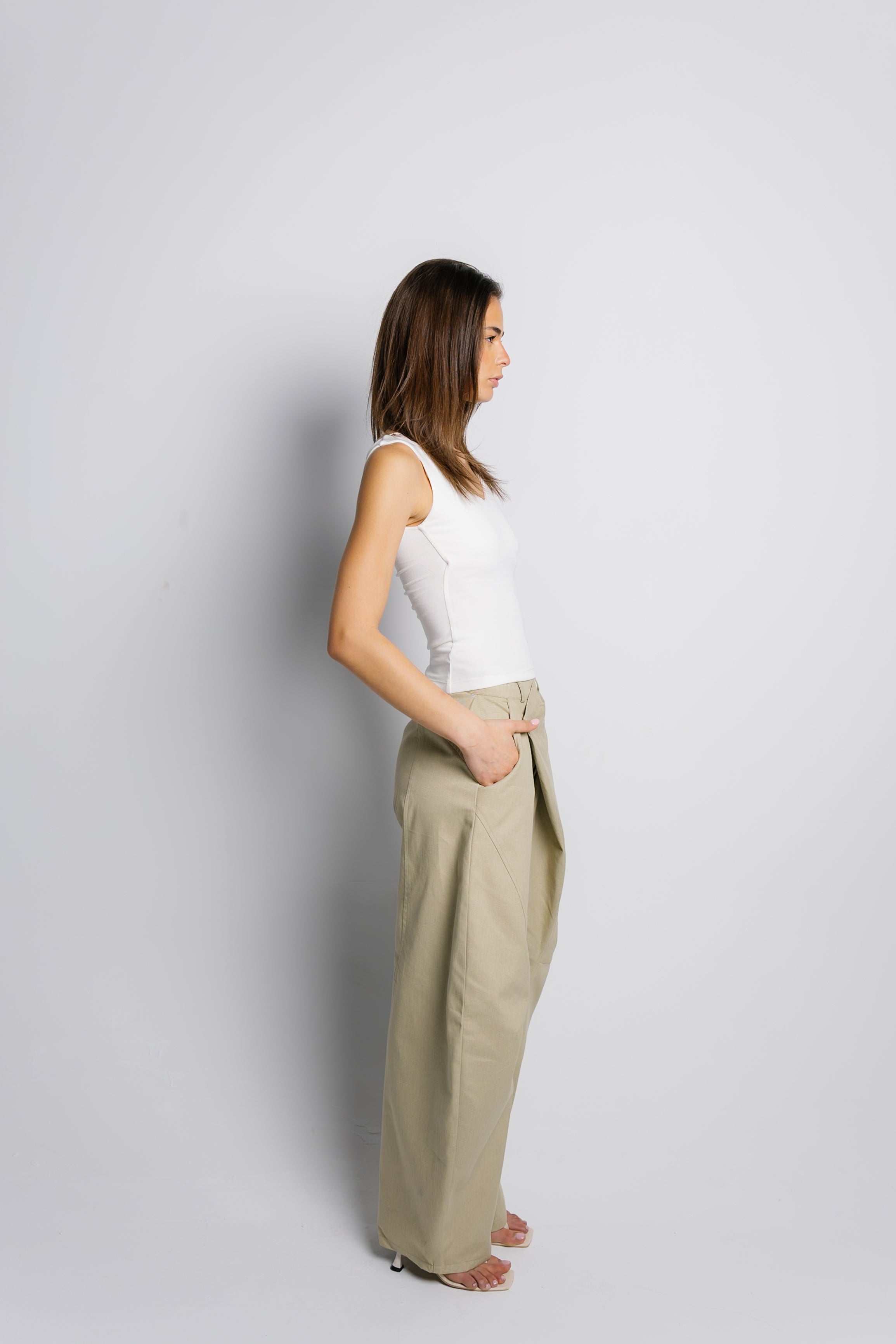 Drift Balloon Pants - Beige