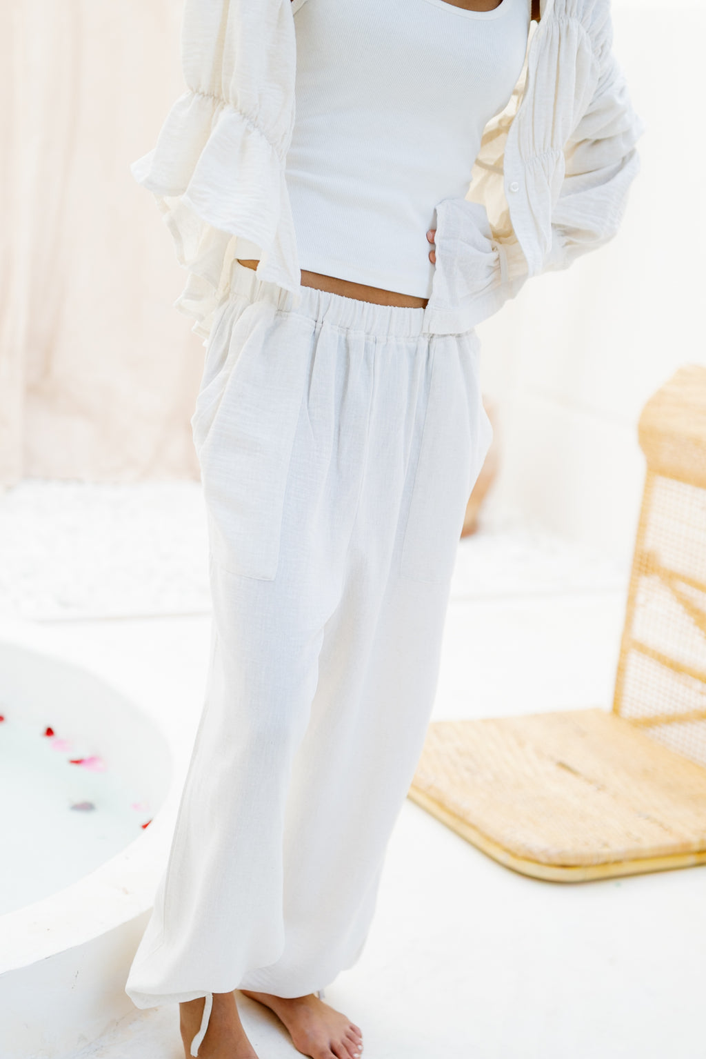 Whisper Pants - Light Beige