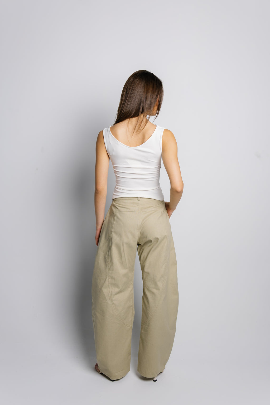 Drift Balloon Pants - Beige