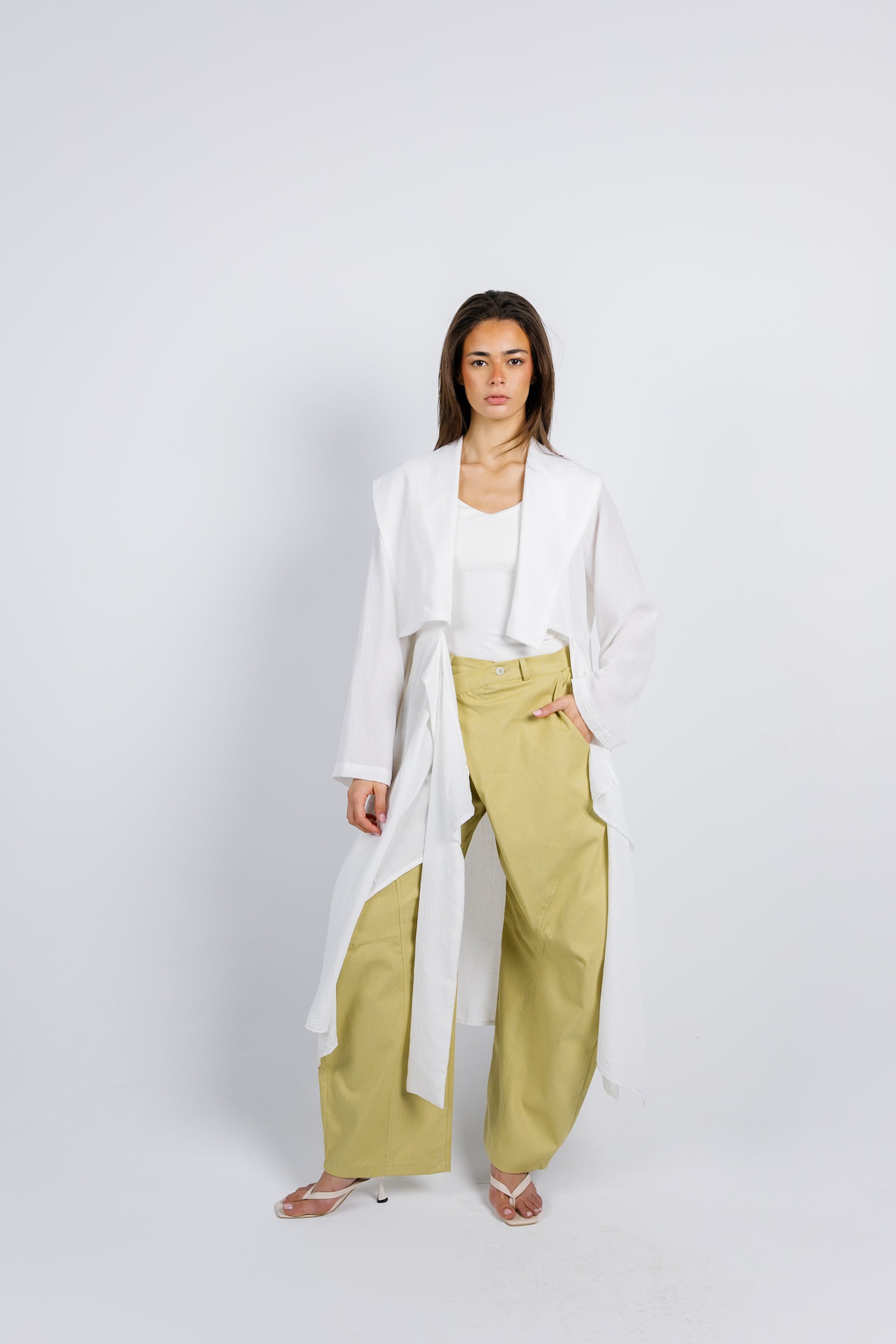 Sway Wrap Shirt - Offwhite