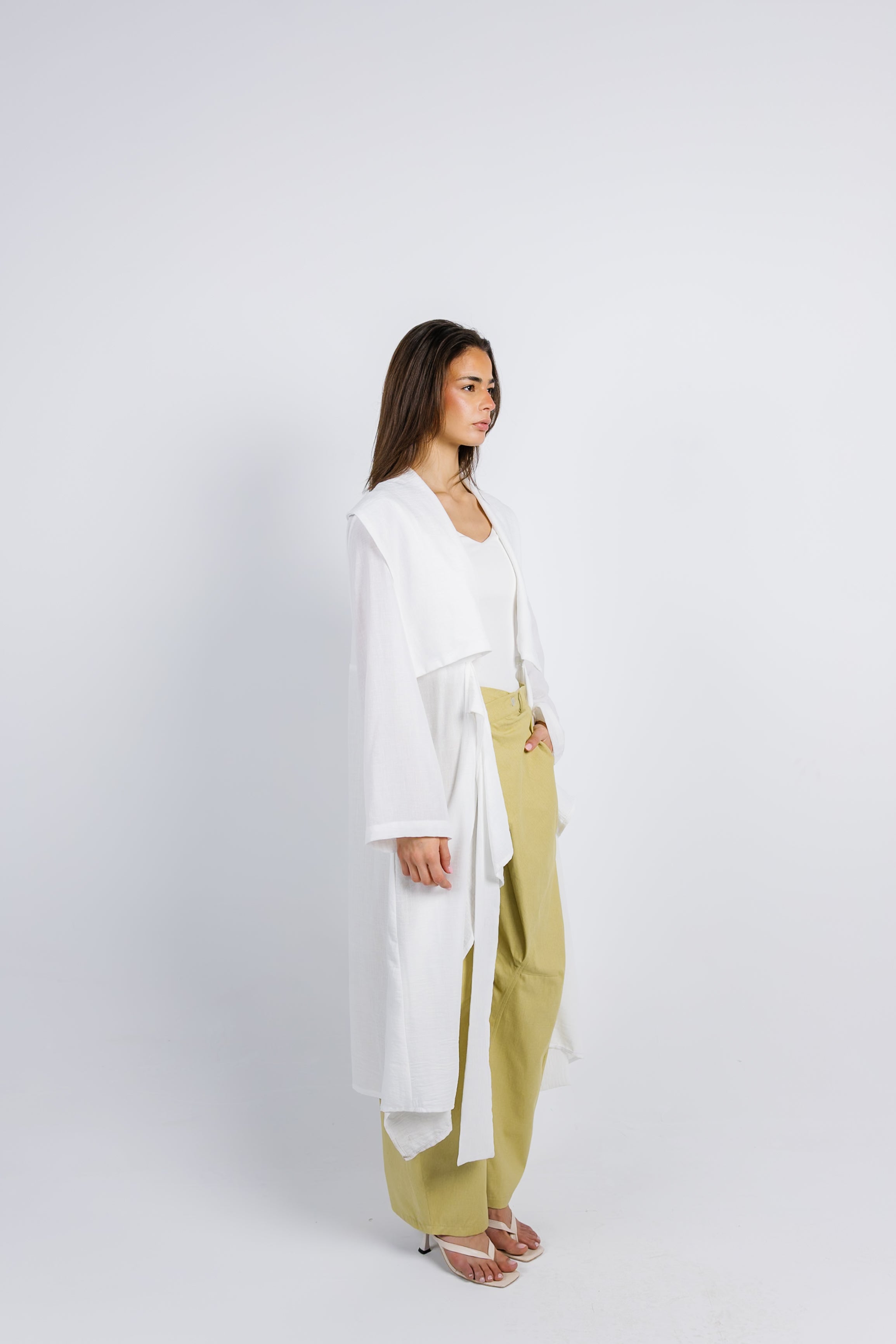 Sway Wrap Shirt - Offwhite