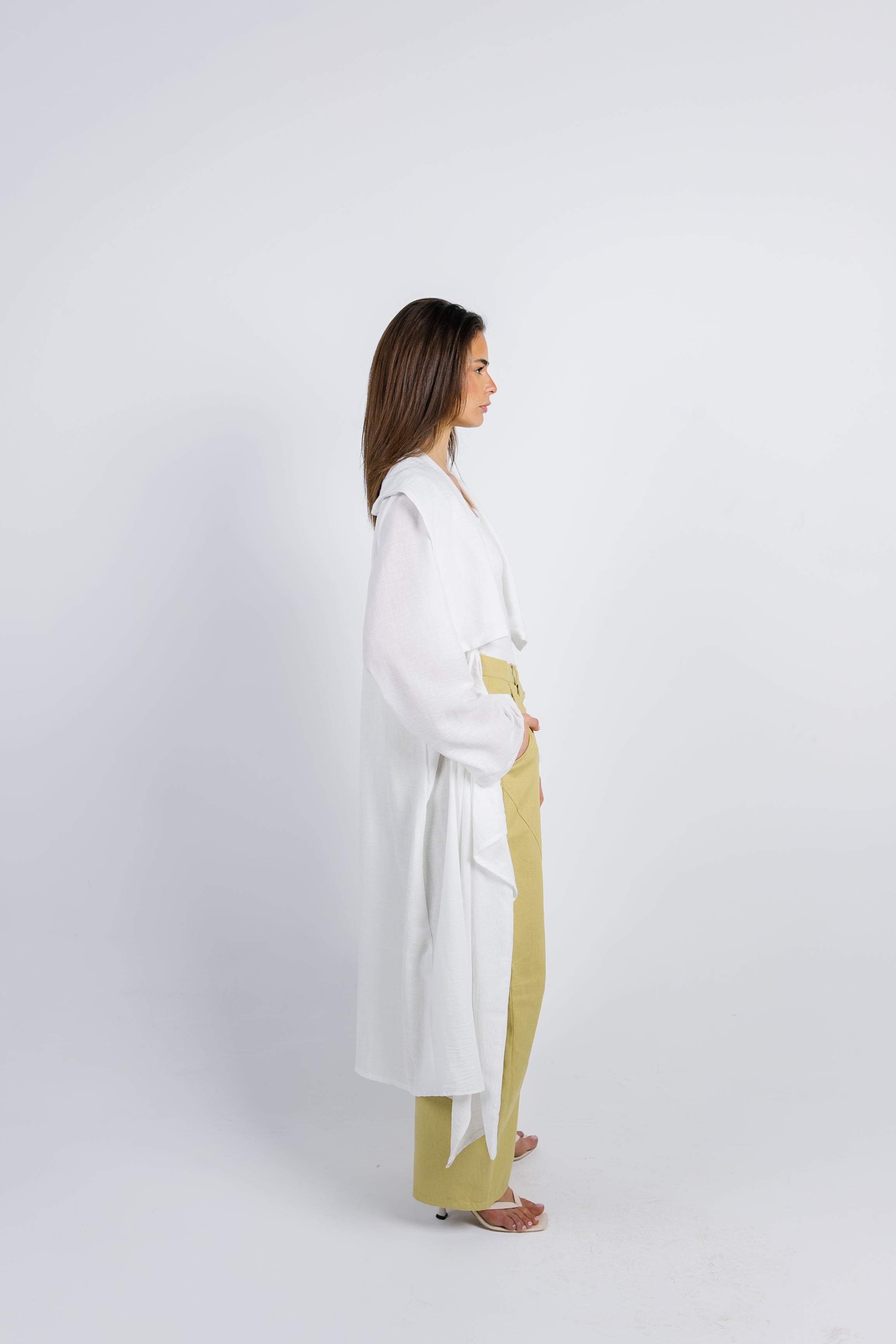 Sway Wrap Shirt - Offwhite